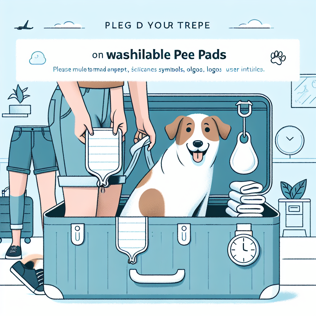 How to Travel with Dogs Using Washable Pee Pads