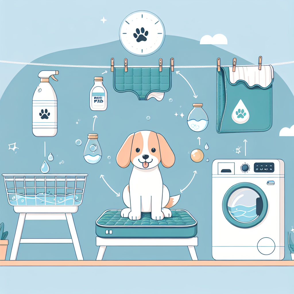 How to Wash and Maintain a Reusable Dog Pee Pad Blanket