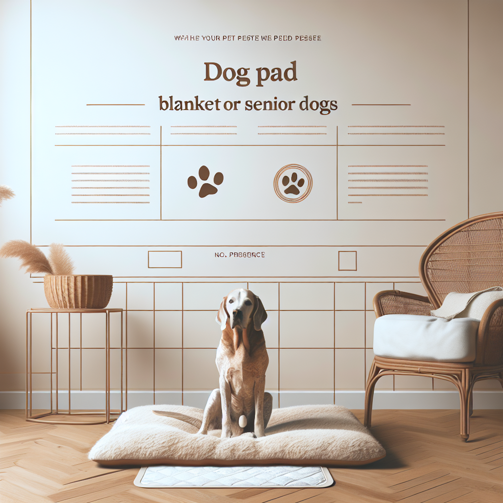 Dog Pee Pad Blankets: A Must for Senior Dogs