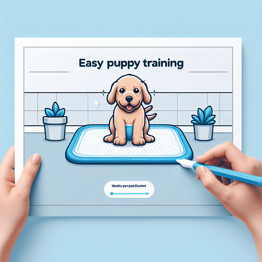 Puppy Training Made Easy with a Washable Pee Pad Blanket