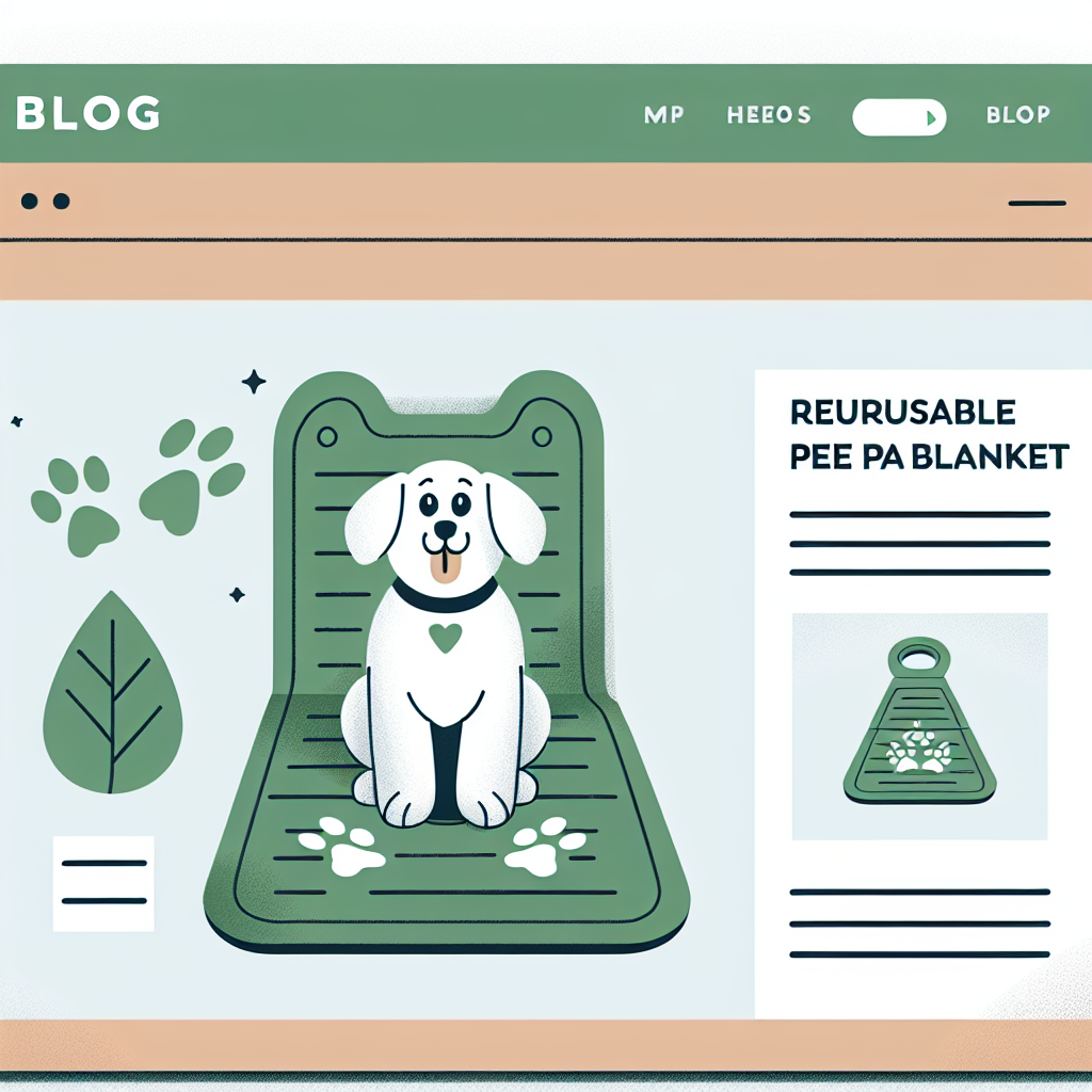 Eco-Friendly Pet Care: Why Reusable Pee Pad Blankets Win