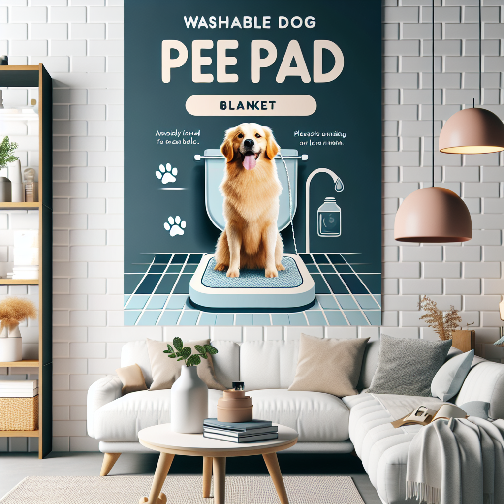 Why Pet Owners Prefer Washable Dog Pee Pad Blankets