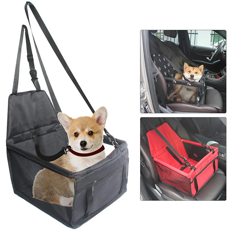 Car Pet Seat Cushion Removable and Washable Hanging Bag Safety Pet Bed Nest Travel Experience Hammock for Carrying Small Dog