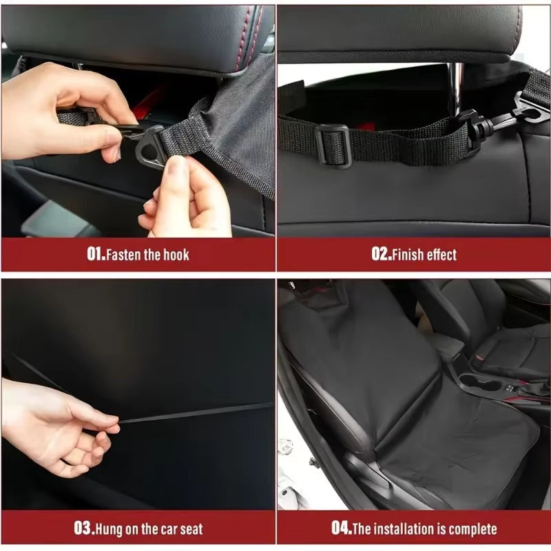 Car Seat Cover for Dogs Durable Pet Seat Mat for Vehicle Front Seat Dog Car Mat