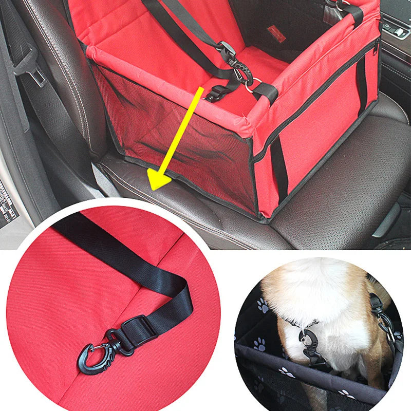 Car Pet Seat Cushion Removable and Washable Hanging Bag Safety Pet Bed Nest Travel Experience Hammock for Carrying Small Dog
